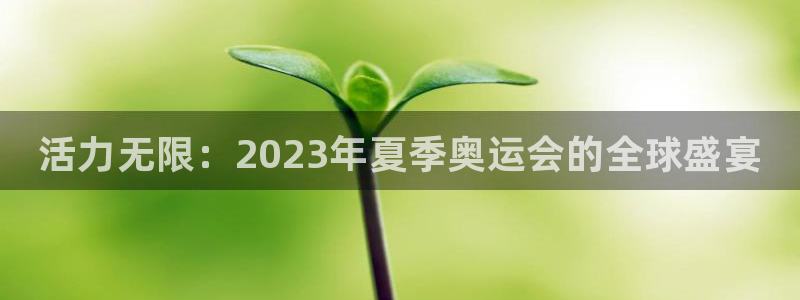 vsport体育在线官网：活力无限：2023年夏季奥运会的全球盛宴